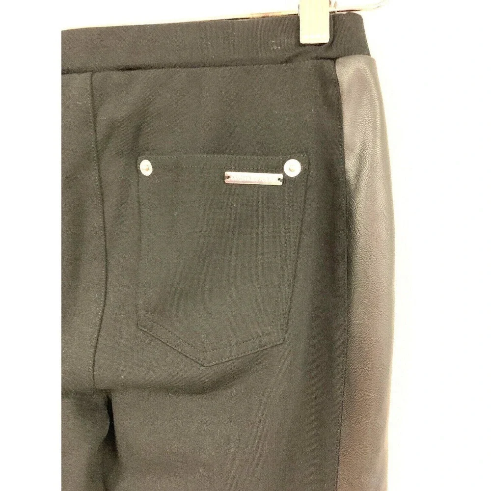 ￼Michael Kors basics skinny leg leggings pants black size 4 NWT $130